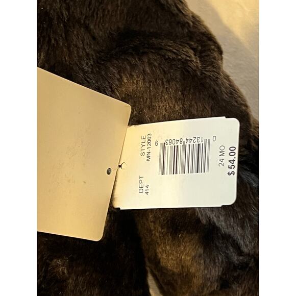 Bebe D Amour Fur Like Winter Hooded Jacket  24m - Picture 4 of 5